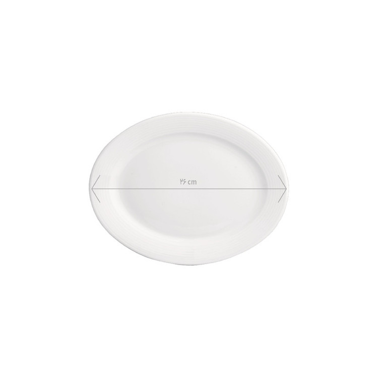 دیس بیضی 49 هتلی 26 سانت چینی زرین