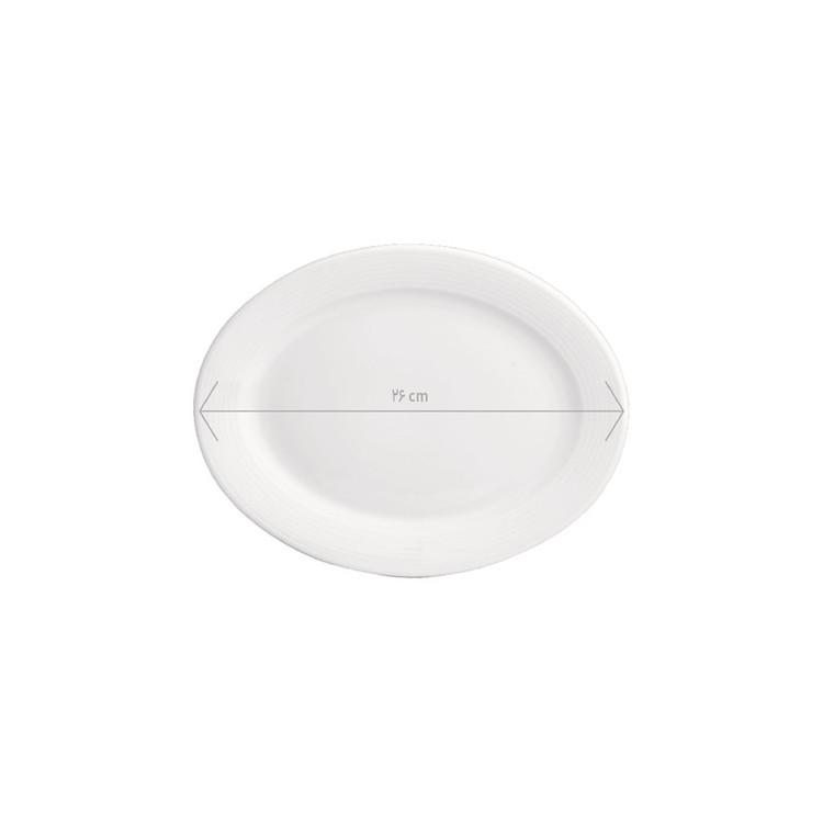 دیس بیضی 49 هتلی 26 سانت چینی زرین