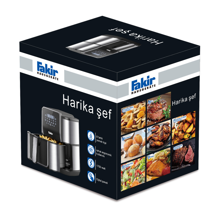 سرخ کن 8 لیتر فکر مدل هریکا شف 0616– FAKIR HARIKA SEF