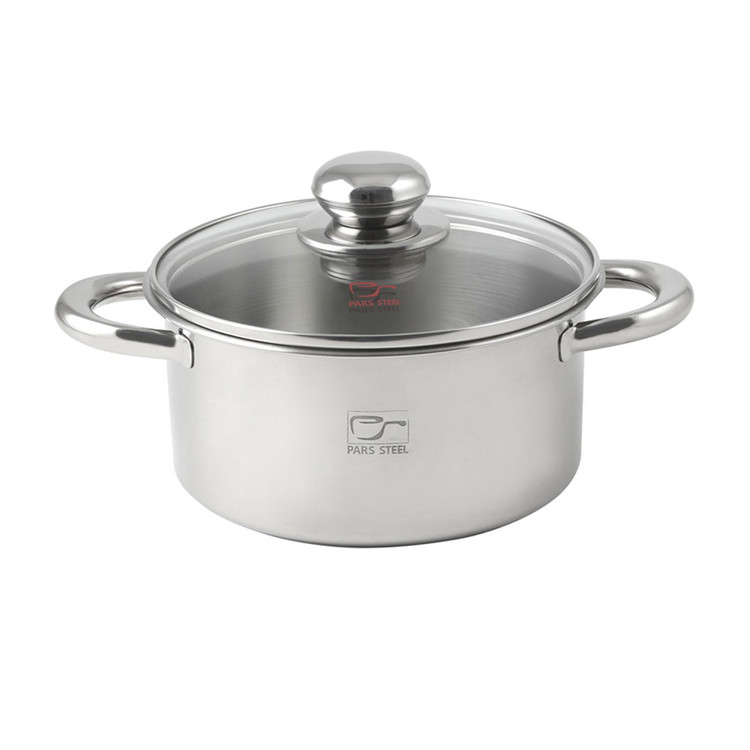 سرویس قابلمه 9پارچه استیل پارس استیل
