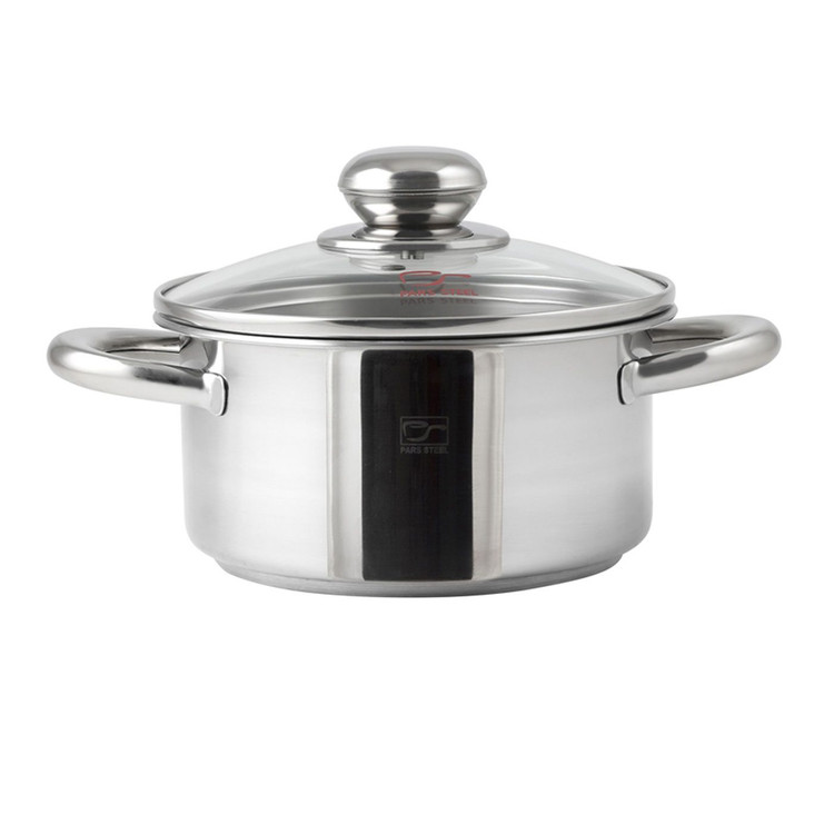 قابلمه استیل سایز 16 پارس استیل