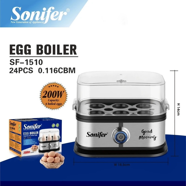 تخم مرغ پز استیل 6 تایی