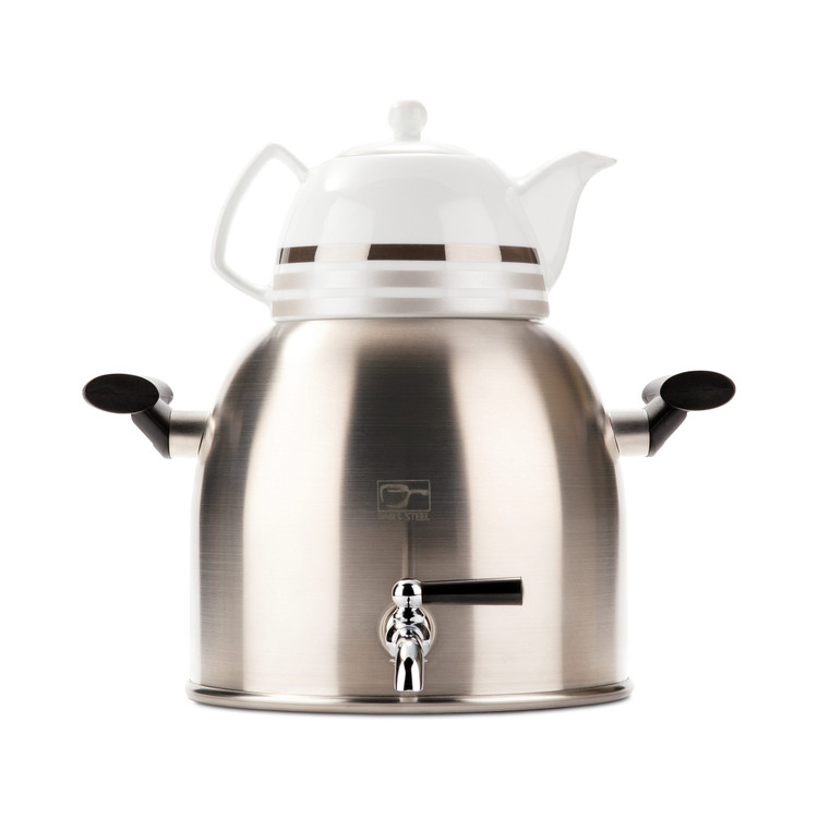 کتری قوری 6 لیتری استیل پارس استیل