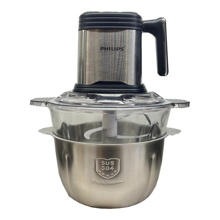 خردکن فیلیپس مدل دوکاسه 6 تیغ طلایی6386